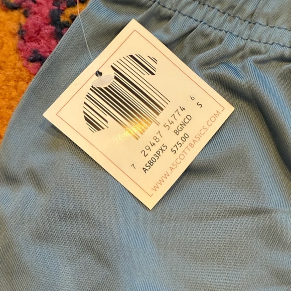 Kids Blue Drawstring Shorts - Picture 5 of 5